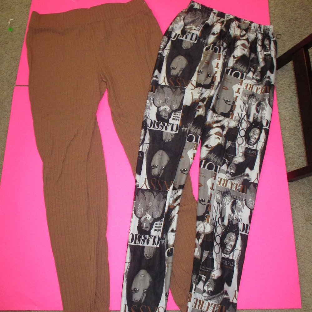 2 pair leggings